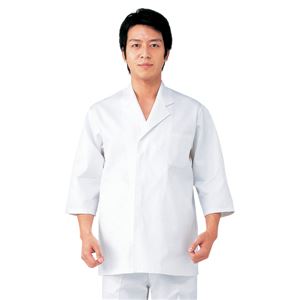 workfriend 男子調理用白衣綿100%七分袖 SKG311 Sサイズ 商品画像