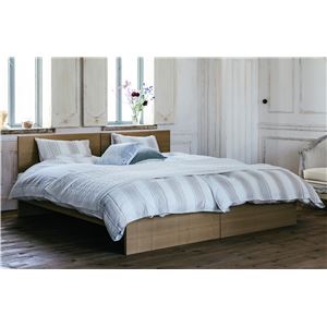 並べて使える タモ材 シンプルすのこベッド シングル (フレームのみ) ナチュラル 『Spina』 床高2段階調整可 ベッドフレーム 商品画像