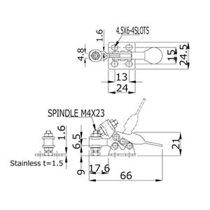 角田興業 ステンレス クランプ NO.04-2S 商品写真2