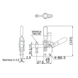 角田興業 ステンレス クランプ NO.40K-2S 商品写真2