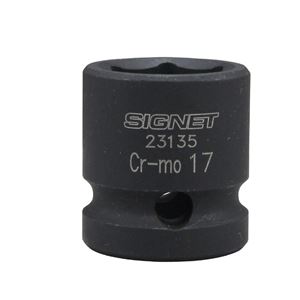 SIGNET(シグネット) 23135 1/2DR インパクト用ショートソケット 17MM 商品写真