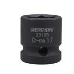 SIGNET（シグネット） 23135 1／2DR インパクト用ショートソケット 17MM