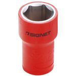 SIGNET（シグネット） E41617 3／8DR 絶縁ソケット 6角 17MM