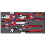 KNIPEX（クニペックス） 002001V15 プライヤーセット ウレタントレイ入り