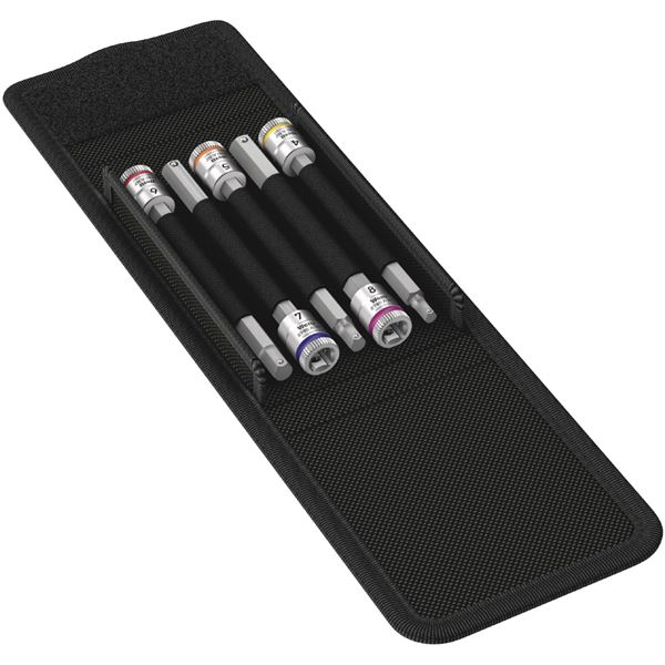 【商品名】 WERA ヴェラ 保持機能付き Hex-Plus ビットソケット セット 5個入り 差込角1/4DR 003345 工具 ツール DIY 作業工具 道具 【ジャンル・特徴】 wera ビッ