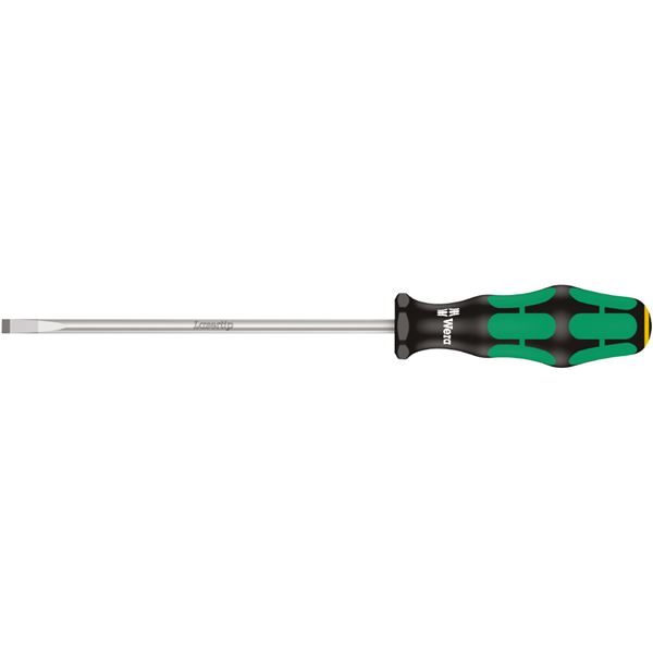 【商品名】 WERA ヴェラ 細軸マイナスドライバー 刃先サイズ1.0x5.5 軸長150mm クラフトフォームハンドル 008055 工具 ツール DIY 作業工具 【ジャンル・特徴】 wera ド