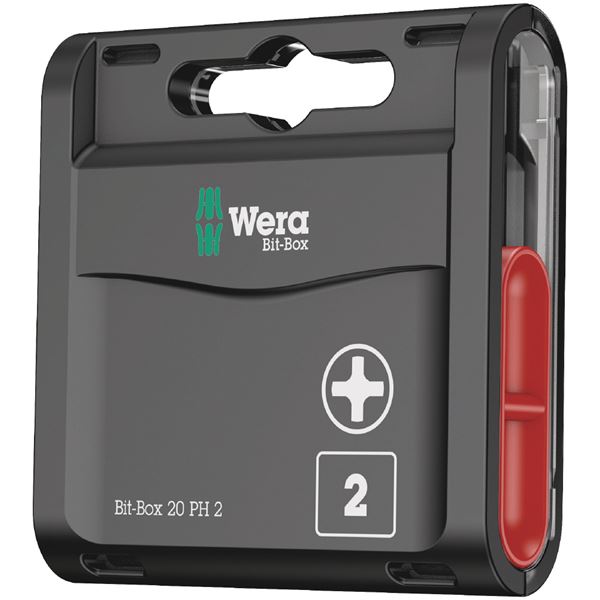 【商品名】 WERA ヴェラ 20本組 差込6.35mm ドライバービットセット ビットサイズPH2 全長25mm 057750 工具 ツール DIY 作業工具 道具 【ジャンル・特徴】 wera ド