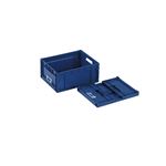 折りたたみコンテナ/オリコン 【13L/ダークブルー】 F-BOX112G 岐阜プラスチック工業