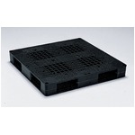 岐阜プラスチック工業　プラスチックパレット　J-R4・1111C　両面仕様ブラック　1100×1100ｍｍ