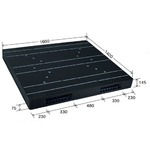 大型プラスチックパレット/物流資材 【1400×1600mm 両面使用/ブラック】 JCK-R2・140160 岐阜プラスチック工業
