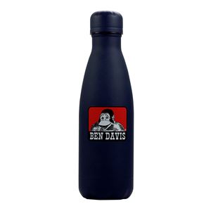 BEN DAVIS(ベンデイビス) 水筒 瓶型 ステンレスボトル ネイビー 400ml 保温・保冷タイプ【600-203】