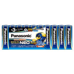 (業務用2セット) Panasonic 乾電池エボルタネオ単3形 20本 LR6NJ/20SW 商品画像