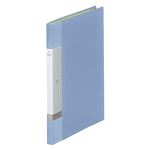 （業務用2セット） LIHIT LAB. クリヤーブック20P G3201-14 水 10冊