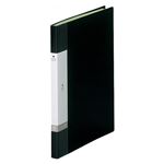 （業務用2セット） LIHIT LAB. クリヤーブック20P G3201-24 黒 10冊