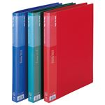 （業務用2セット） ビュートン リングバインダ RB-A4-B 25mm 30穴 青 6冊