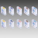 （業務用10セット） LIHIT LAB. カラーナンバーラベルHK753R-3 茶