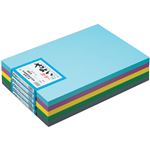 （業務用20セット） 北越製紙 やよいカラー8ッ切10枚 ふじいろ