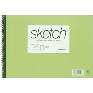 (業務用20セット) キョクトウ・アソシエイツ スケッチブック 画用紙 B5 厚口 SK410 商品写真
