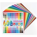 （業務用20セット） クラサワ 60色おりがみ 15cm 65枚 K200-80