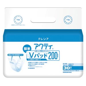 日本製紙クレシア アクティ パンツ用パッドVパッド200 6P 商品画像