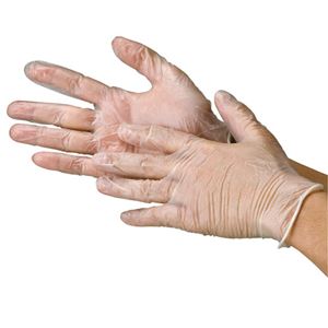 川西工業 ビニール極薄手袋 粉つき S 20袋 商品画像