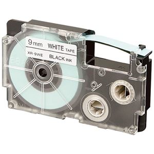 カシオ計算機 テープ 白に黒文字 XR-12WE 12mm 10本 商品画像