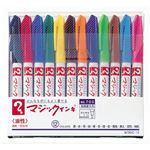 寺西化学工業 マジックインキ M700C-12 極細 12色 5組
