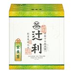 （まとめ） 片岡物産 辻利 三角バッグ 玄米茶 50入x4個【×3セット】