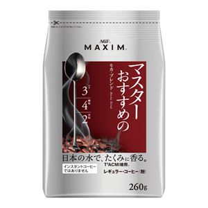 （まとめ） 味の素AGF マキシムマスターモカブレンド260gX6【×3セット】