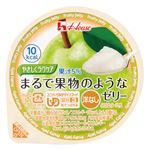 （まとめ） ハウス食品 まるで果物のようなゼリー 洋なし（48入）【×3セット】