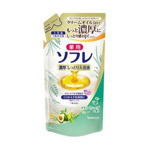 （まとめ） バスクリン ソフレ入浴液スウィートハーブ替400ml【×10セット】