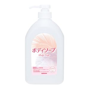 （まとめ） サラヤ ボディソープ詰替空ボトル880ml【×10セット】