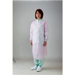 （まとめ） 川西工業 ポリエチレン袖付エプロン ピンク【×10セット】