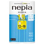 （まとめ） ネピア ロングトイレットロール12Rシングル90m×6P【×3セット】