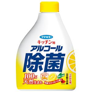 （まとめ） フマキラー アルコール除菌スプレー 詰替用 400ml【×10セット】