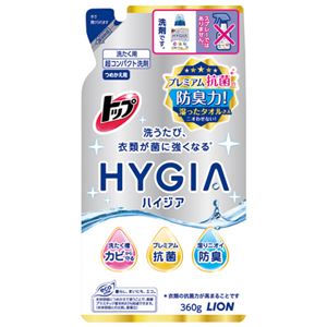 （まとめ） ライオン トップHYGIA（ハイジア）つめかえ用360g【×10セット】