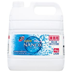 （まとめ） ライオン トップNANOX 業務用 4kg【×3セット】