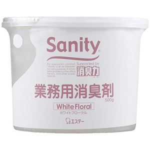 （まとめ） エステー 業務用消臭剤ホワイトフローラル 500g×4個【×5セット】