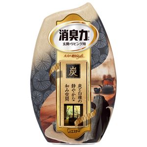 （まとめ） エステー お部屋の消臭力 炭と白檀の香り 400mL【×10セット】