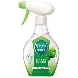 （まとめ） 花王 リセッシュEXグリーンハーブ本体370ml【×10セット】