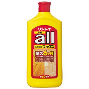 （まとめ） リンレイ リンレイ 床用樹脂ワックス1L 573113【×10セット】