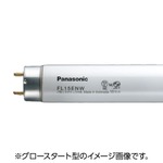 （まとめ） Panasonic 蛍光灯 15W直管 FL15W 白色 1本【×10セット】