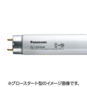 （まとめ） Panasonic 蛍光灯 20W直管 FL20SSW18 白色1本【×10セット】