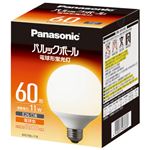 （まとめ） Panasonic 電球型蛍光灯 G60形 電球色 EFG15EL11E【×5セット】