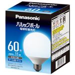 （まとめ） Panasonic 電球型蛍光灯 G60形 昼光色 EFG15ED11E【×5セット】