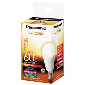 （まとめ） Panasonic LED電球 電球色 LDA8LGE17K60ESW【×3セット】