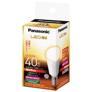 （まとめ） Panasonic LED電球 電球色 LDA4LGE17K40ESW【×5セット】