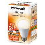 （まとめ） Panasonic LED電球60形 E26 下方向 電球色 LDA7LHEW2【×5セット】