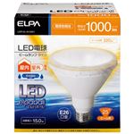 （まとめ） 朝日電器 LED電球ビームタイプ 電球色 LDR15L-M-G051【×3セット】