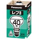 (まとめ) Panasonic 屋内用レフ電球 40形 RF100V36WD【×10セット】